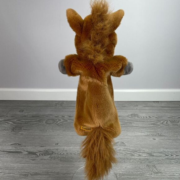 The Puppet Company Brown Pony Horse Long Sleeve Plush Stuffed Animal Pretend Toy - Picture 6 of 12